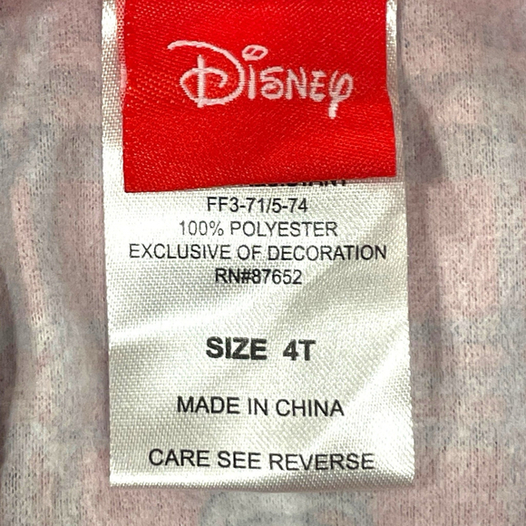 Disney Girls 4T Plaid Minnie Mouse Nightgown Flannel Ruffle Christmas Granny - Picture 6 of 12